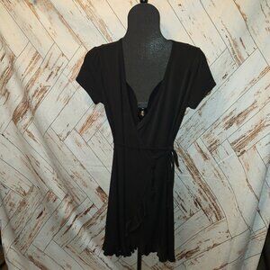 *USED, LIKE NEW* Apartment 9 Stretch Black Wrap Dress Small